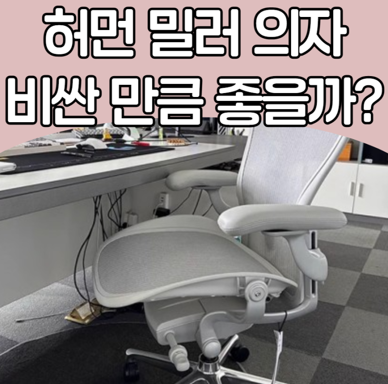 200만 원 넘는 허먼 밀러 의자, 과연 돈값 할까? 시디즈 쓰다 허먼 밀러로 넘어간 후기, 솔직 ....