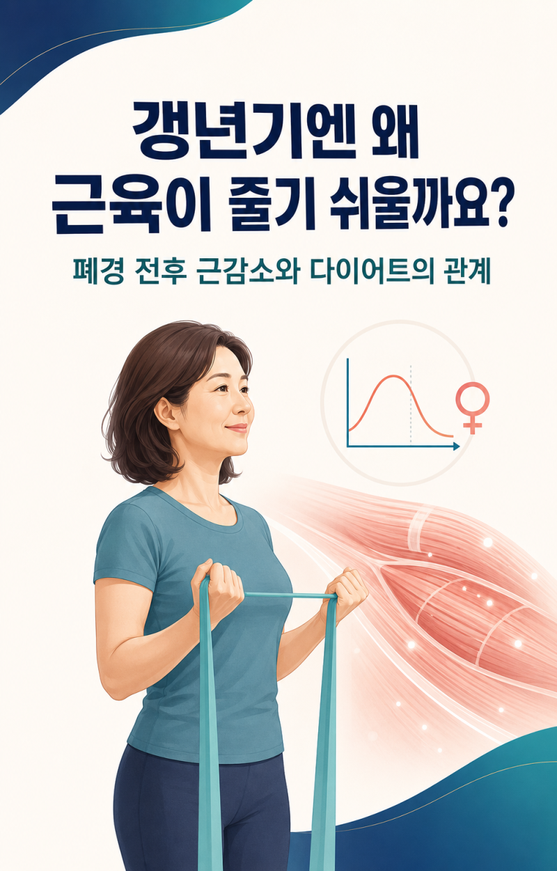갱년기엔 왜 근육부터 빠질까요? |폐경 후 근감소와 다이어트의 관계