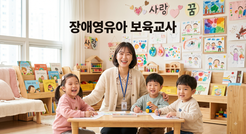 장애영유아 보육교사 자격증 취득방법 및 자격조건 1학기 완성 팁
