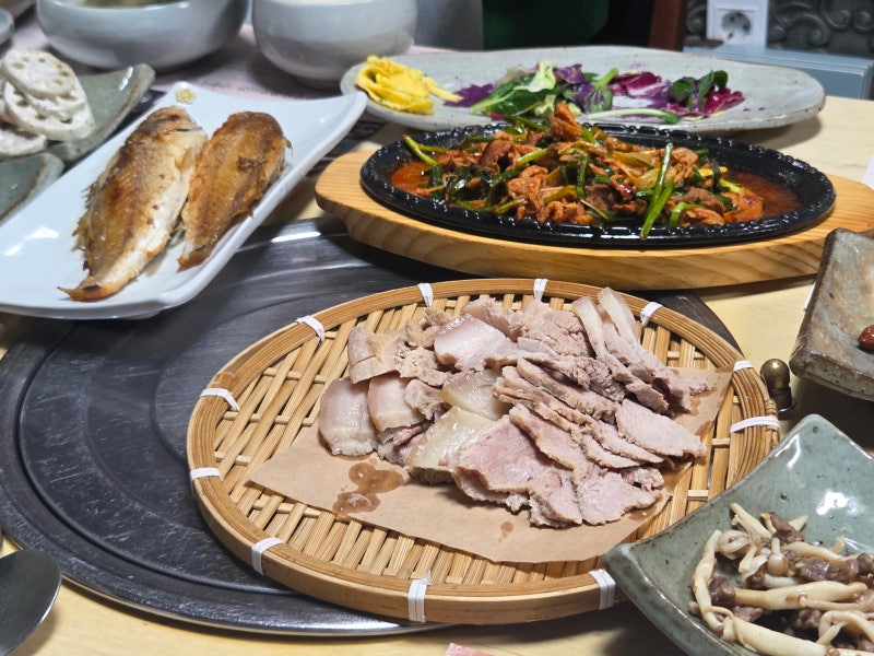 양산 물금 단체석 점심특선 한정식 식당 추천 [아름빌] 블루리본 식당!