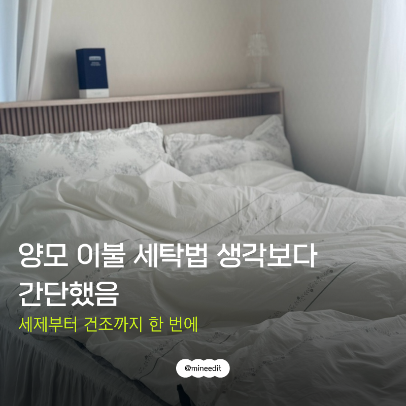 양모 이불 세탁법, 울코스부터 탈수 건조기까지 헷갈리는 부분 정리