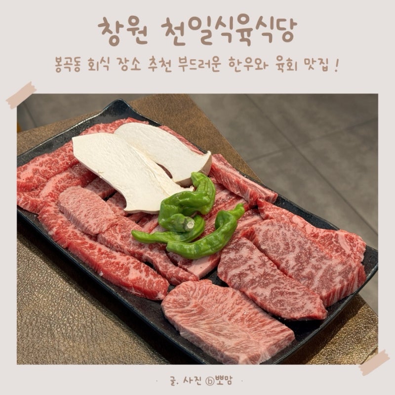 창원 봉곡동 한우 맛집 천일식육식당, 봉곡동 고기집 회식장소 추천 !