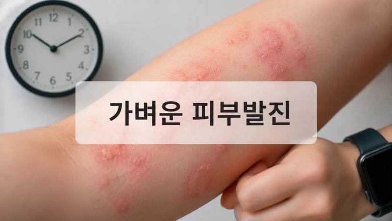 가려운 피부발진 왜 계속될까? 두드러기·접촉성 피부염 원인과 연고 사용법