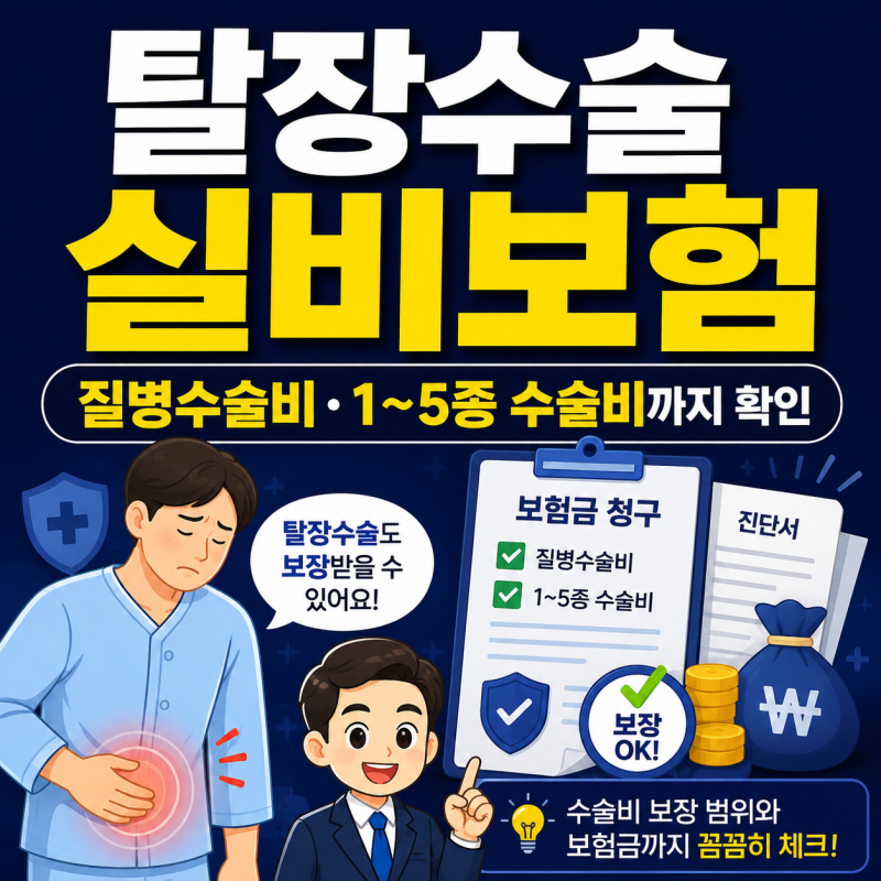 탈장수술 실비보험, 질병수술비와 1~5종 수술비 지급 기준