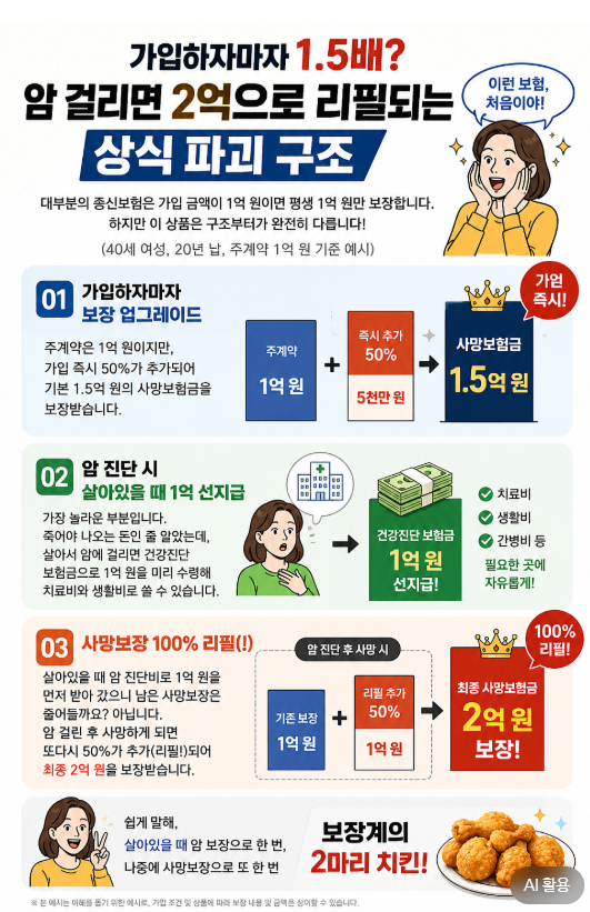 신한라이프생명 리필종신보험 3가지 진실