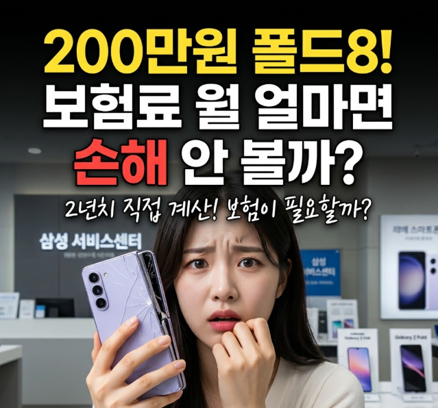 200만원짜리 갤럭시 폴드8, 보험료 월 얼마면 손해 안 볼까?