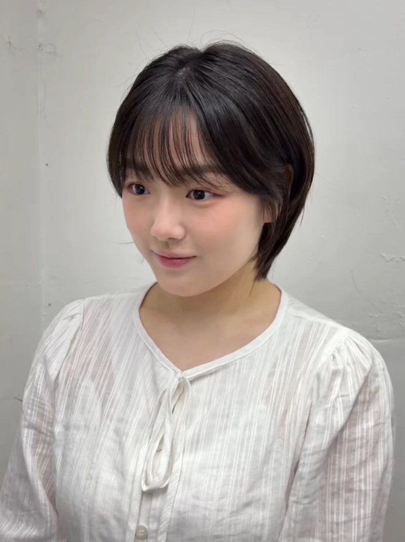 박규영 숏단발 레이어드 펌