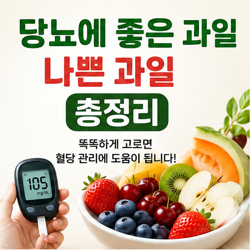 당뇨인이 먹어도 되는 과일 vs 피해야 할 과일, 총정리 해봤어요