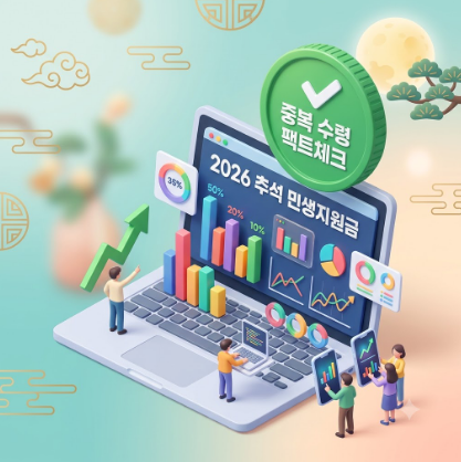2026 추석 민생지원금, 기초수급자는 2번 받는다? (+최대 50만원, 지역별 중복 수령 팩트체크)