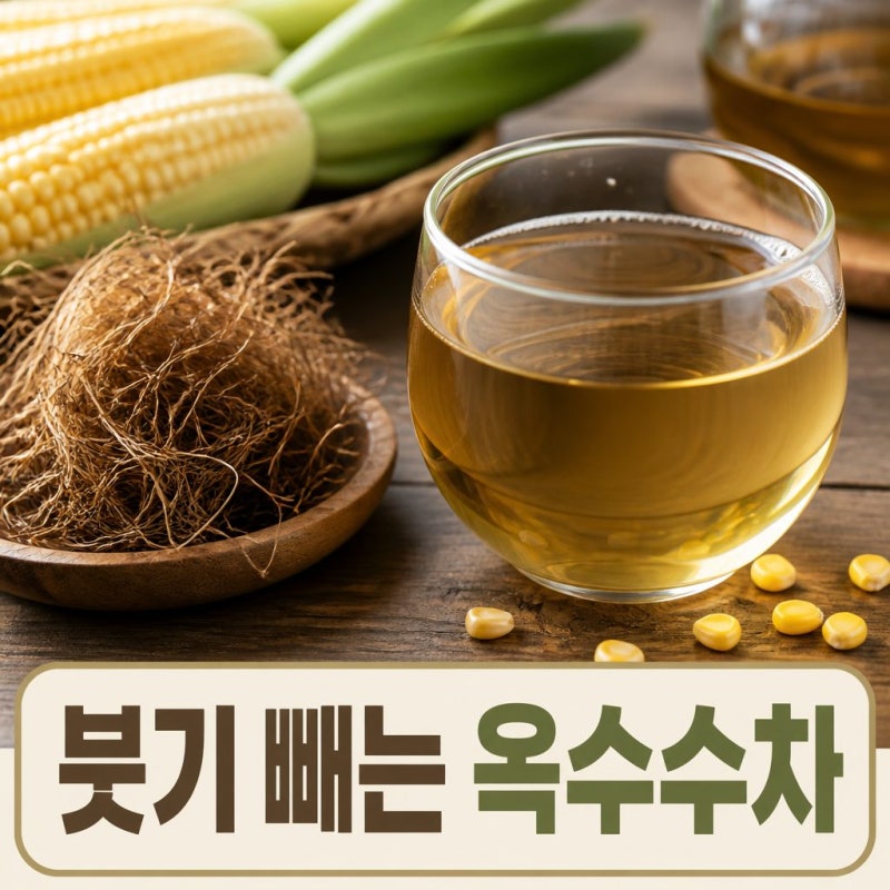 옥수수차 효능 총정리 부기 완화와 물 대신 마셔도 될까