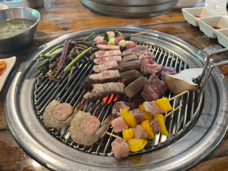 부산 동부산아울렛 근처 오시리아 맛집 | 더바베큐 051 리뷰