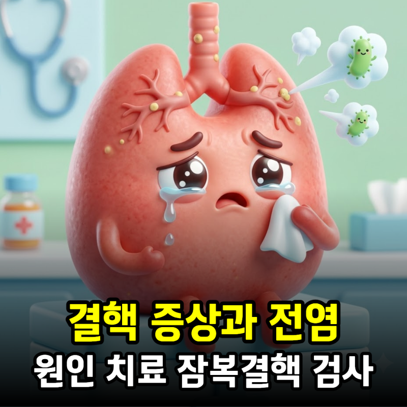 결핵 증상과 전염, 잠복결핵 검사부터 원인·치료