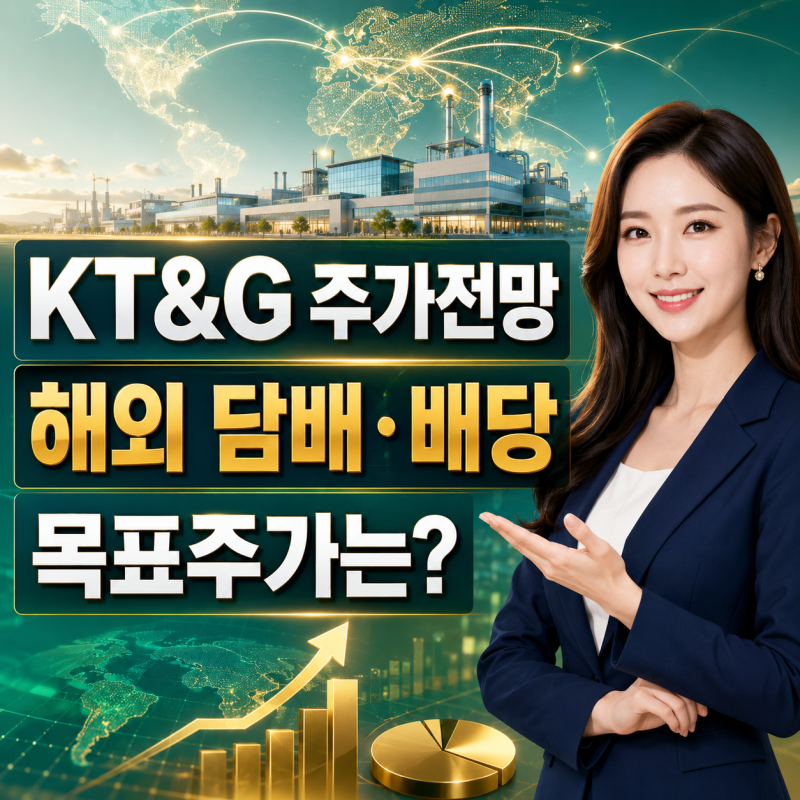 KT&G 주가전망, 해외 담배 성장과 배당 확대,2분기 호실적 이후 매수타이밍은? 목표주가는?