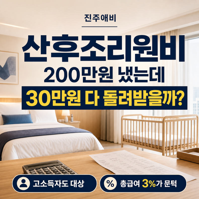 “연봉 1억도 가능하다”… 산후조리원비 연말정산, 30만원 받는 조건