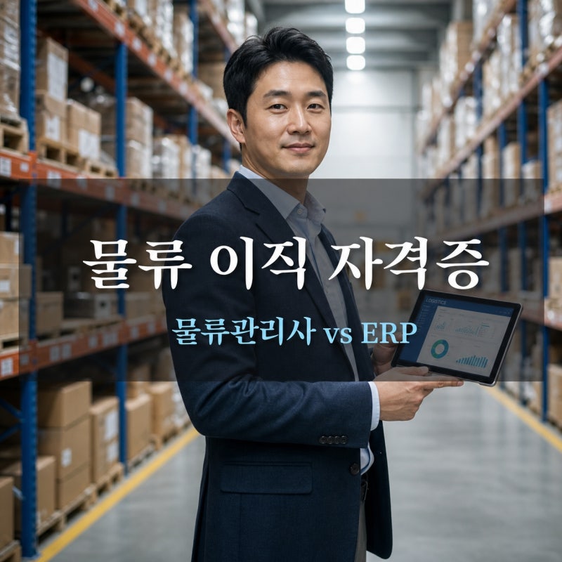 물류관리사 vs ERP정보관리사, 물류 이직할 때 어떤 자격증이 더 유리할까?