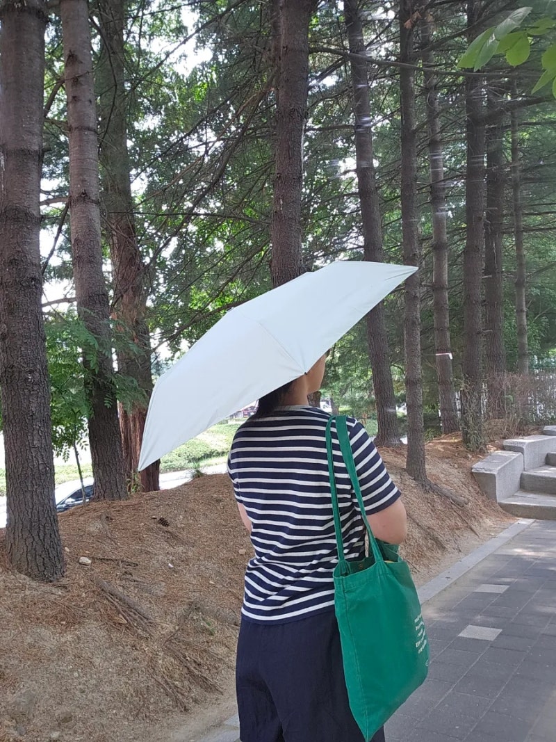 100g대 초경량 우양산추천 아르데코 3단 암막양산