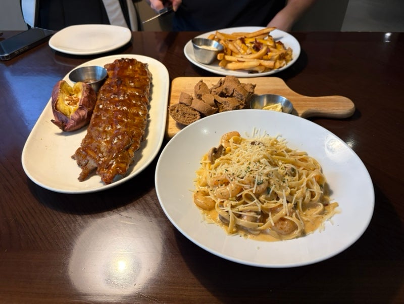 임산부 외식 혈당 샌드위치, 한식, 아웃백 등 (남편과 비교), 운동 팁