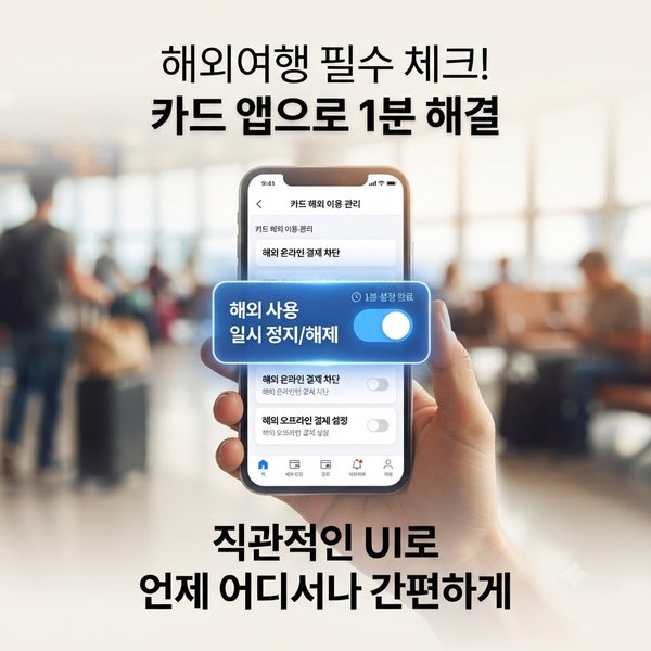 "카드가 튕겼어요!" 해외 결제 거절 당황하지 마세요, 신한/현대/삼성카드 1분 만에 한도 푸는....