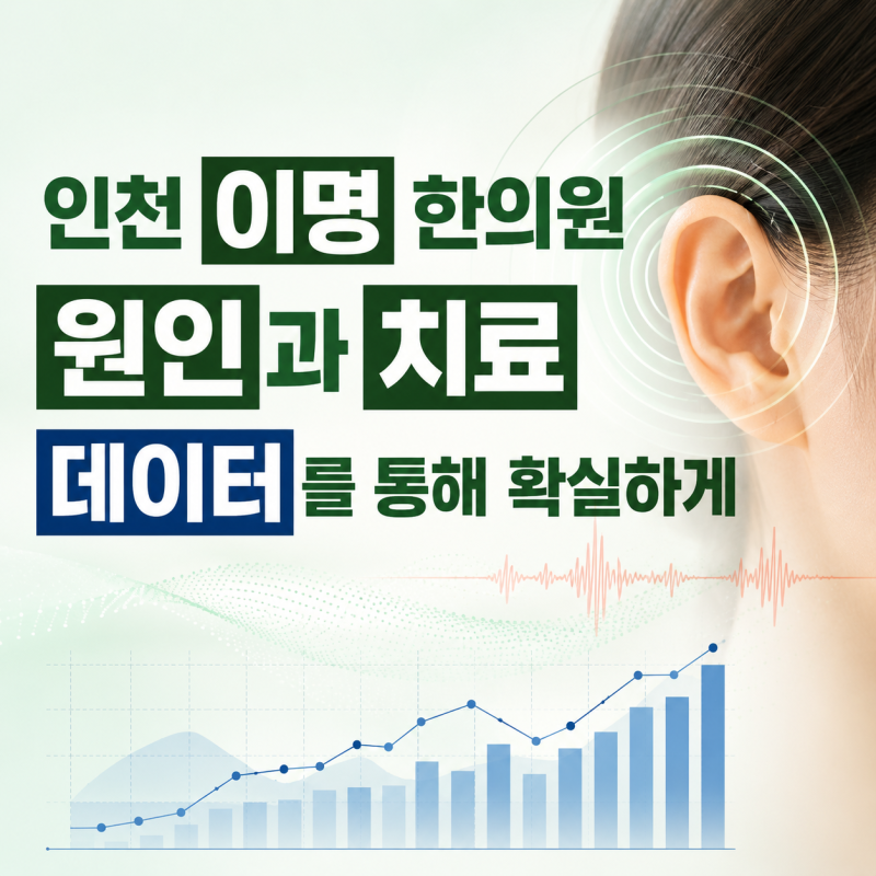 인천 이명 한의원 원인과 치료 데이터를 통해 확실하게