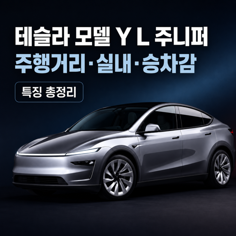 테슬라 모델 Y L주니퍼 특징 총정리 주행거리 실내 승차감