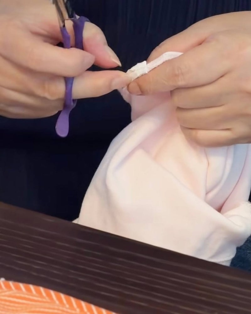 친정엄마의 아기옷 택 제거, 이게 화제의 핵심