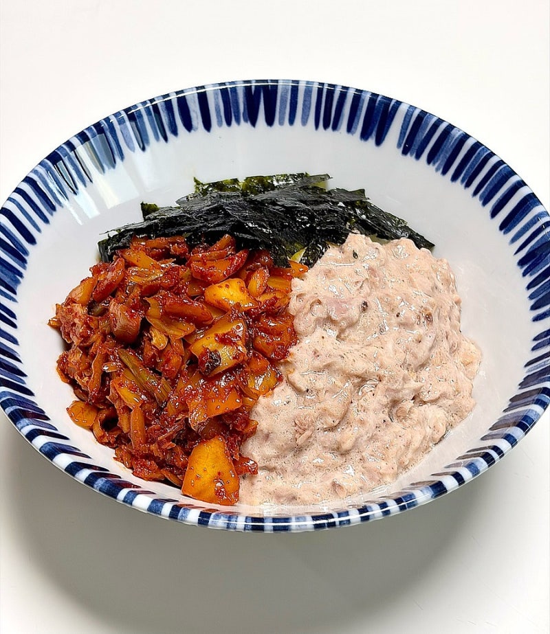 김치 참치마요 덮밥 레시피, 참치김치덮밥 볶음김치 참치마요소스