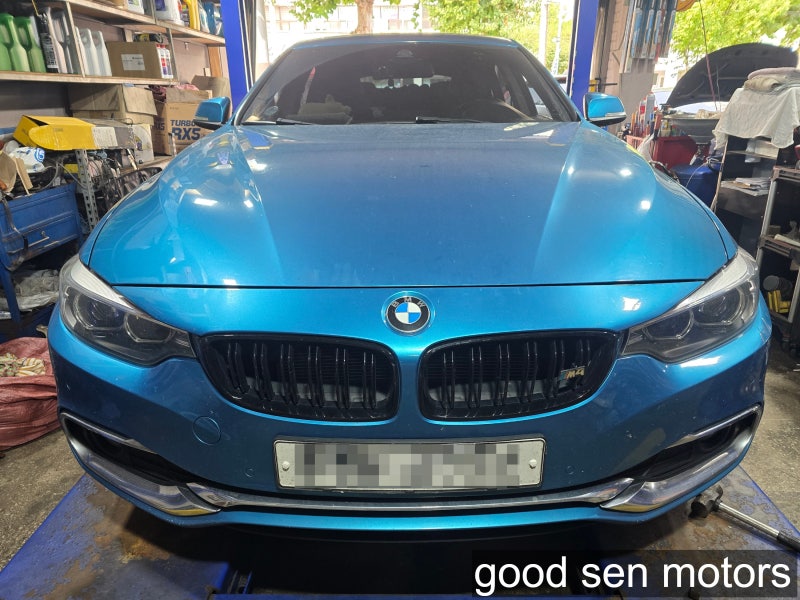 BMW 4시리즈 420d (F32) 본네트 개방 불가 고장! 좌우 후드 록크 잠김 해결 및 케이블 전체 교체 ....
