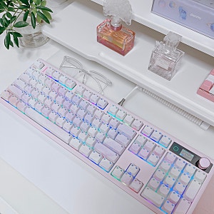 에포메이커 반짝이는 핑크 고양이키캡으로 키보드 꾸미기, EPOMAKER TH108 V2 PRO 키캡교체 후기