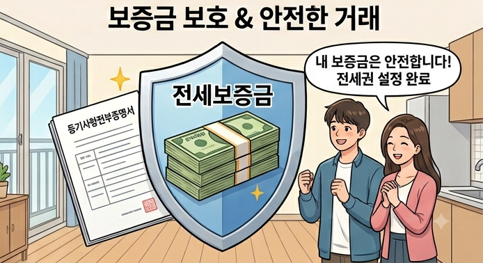 전세 보증금 지키는 가장 확실한 방법! 전세권 설정 등기