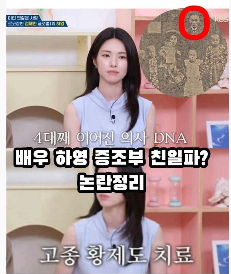 배우 하영 증조부 안상호 의사 친일파 의혹 ! 하영 인스타 아이디 • 프로필 이런엿같은사랑 ....