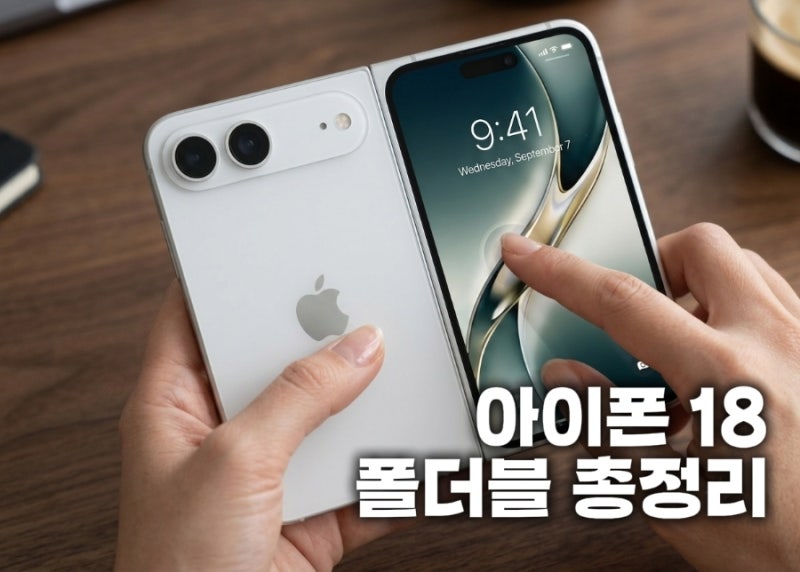 아이폰 18 폴더블 출시 임박! 진짜 300만원이 넘나?