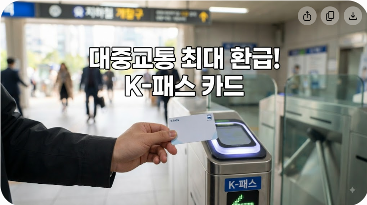 K-패스 모두의카드 신청 방법과 환급 혜택 총정리