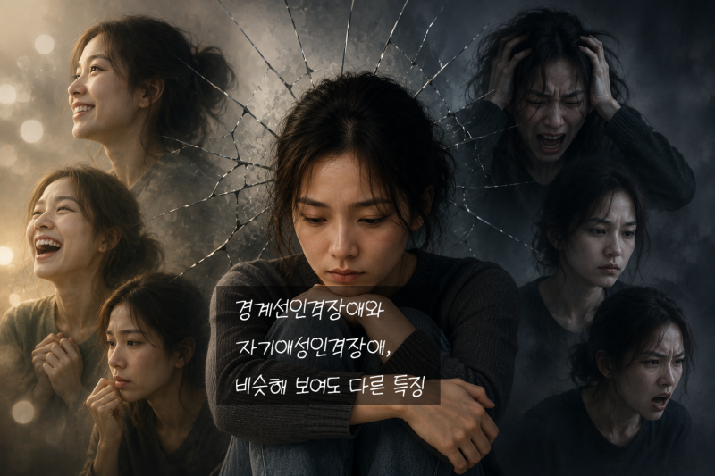 경계선인격장애와 자기애성인격장애, 비슷해 보여도 다른 특징