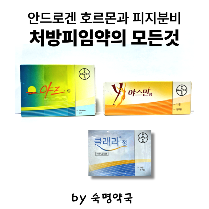 여드름에 피임약을 먹는다고? 야즈ㅣ야스민ㅣ 클래라ㅣ4세대 피임약 차이와 선택법