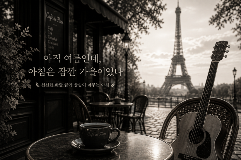 다대포 늦여름 아침｜선선한 바람 끝에 샹송이 머물다