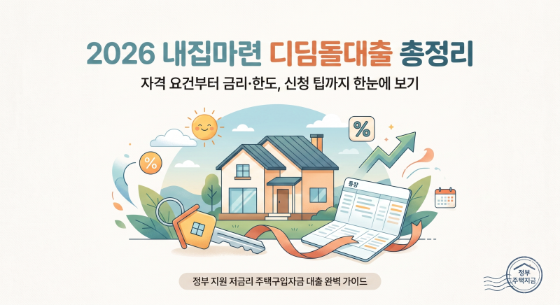 [복지정보/부부] 내집마련 디딤돌대출 ❤️