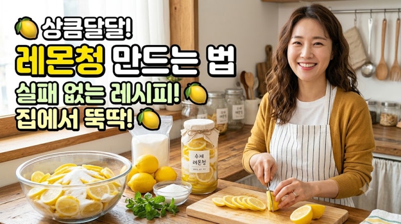 레몬청 만들기