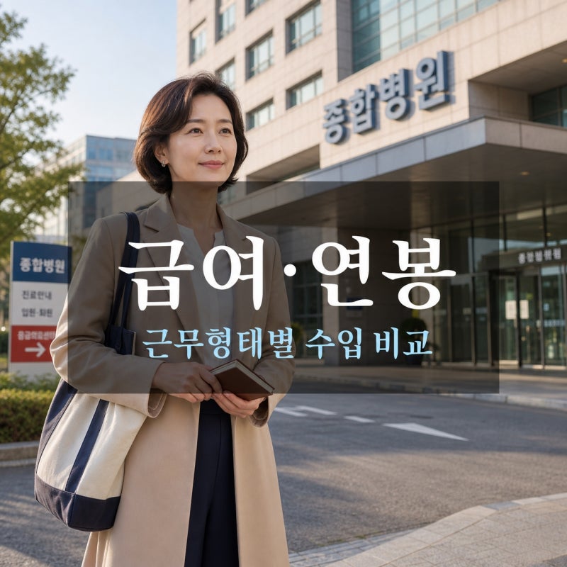 병원동행매니저 급여 연봉 (시급·건당 수입·근무형태별 차이)