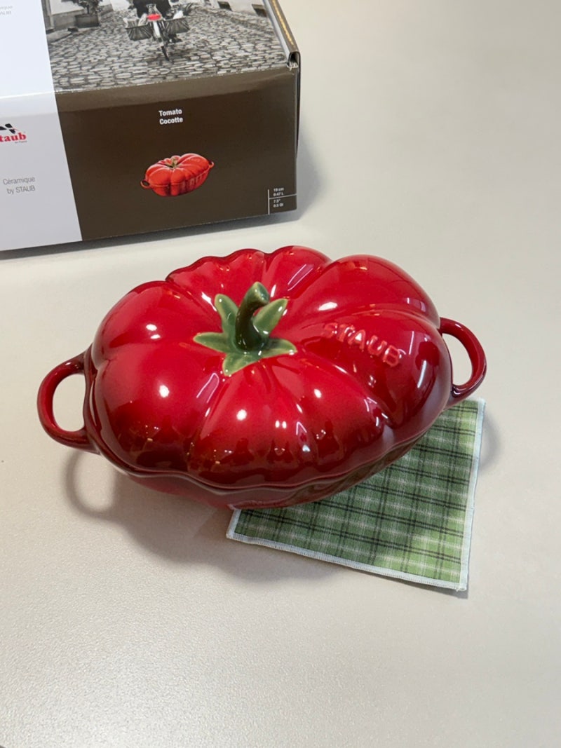 신혼집 집들이 선물로 스타우브 세라믹 토마토 꼬꼬떼 16cm 받은 후기
