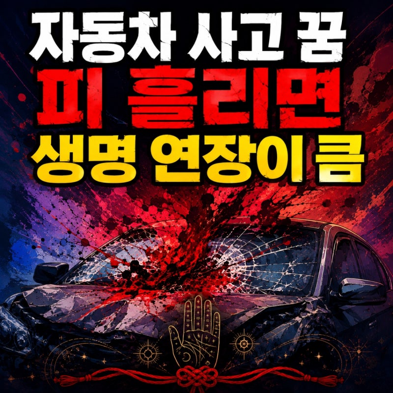자동차 사고 꿈, 피 흘릴수록 생명 길어지는 이유