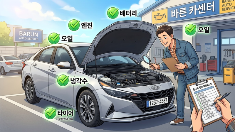 중고차 구매 체크리스트 현명한 서류 침수 상태 점검법 7가지