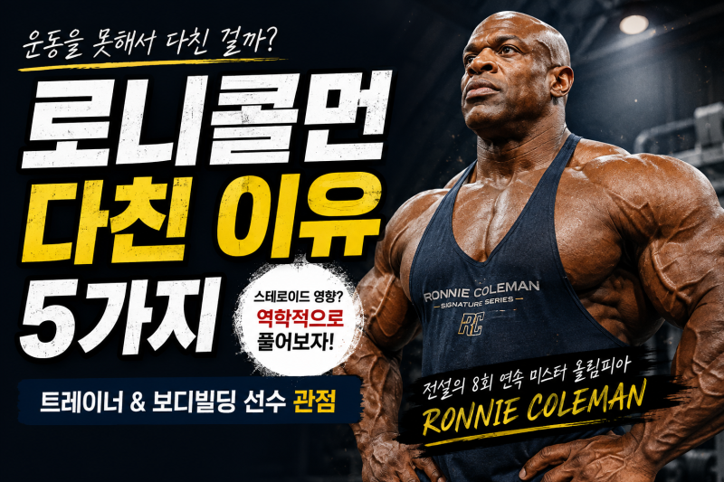 로니콜먼이 다친 이유 5가지, 정말 운동을 못해서 다쳤을까?