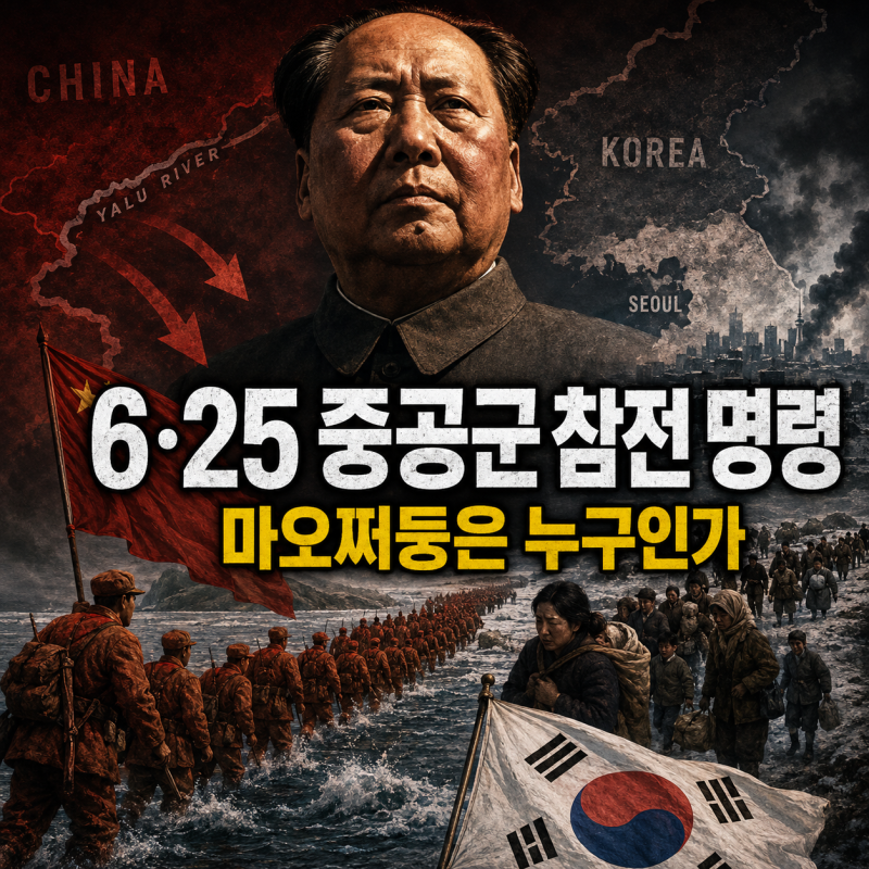 마오쩌둥(모택동)은 누구인가, 6.25 중공군 참전 명령