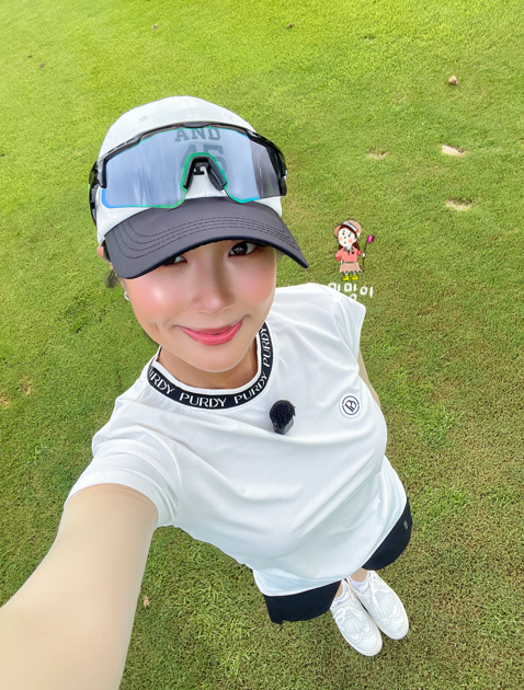 땀 안 차는 여자골프복 추천! 퍼디골프 골프코디 입고 필드 다녀온 후기
