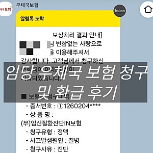 임신성 당뇨 우체국 보험 앱 신청 방법 및 후기 | 환급 완료
