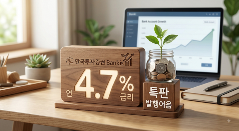 한국투자증권 뱅키스 특판 발행어음 4.7%! 예금자 보호 안 되는데 괜찮을까?