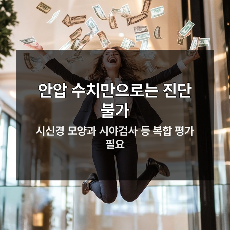 안압만으로 녹내장 진단하는 건 치명적 착각