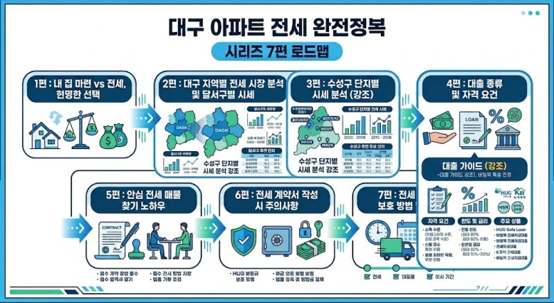 2026 대구 아파트 전세대출 완전 가이드 (건우부동산이 알려주는 버팀목·청년·신혼 대출 총....