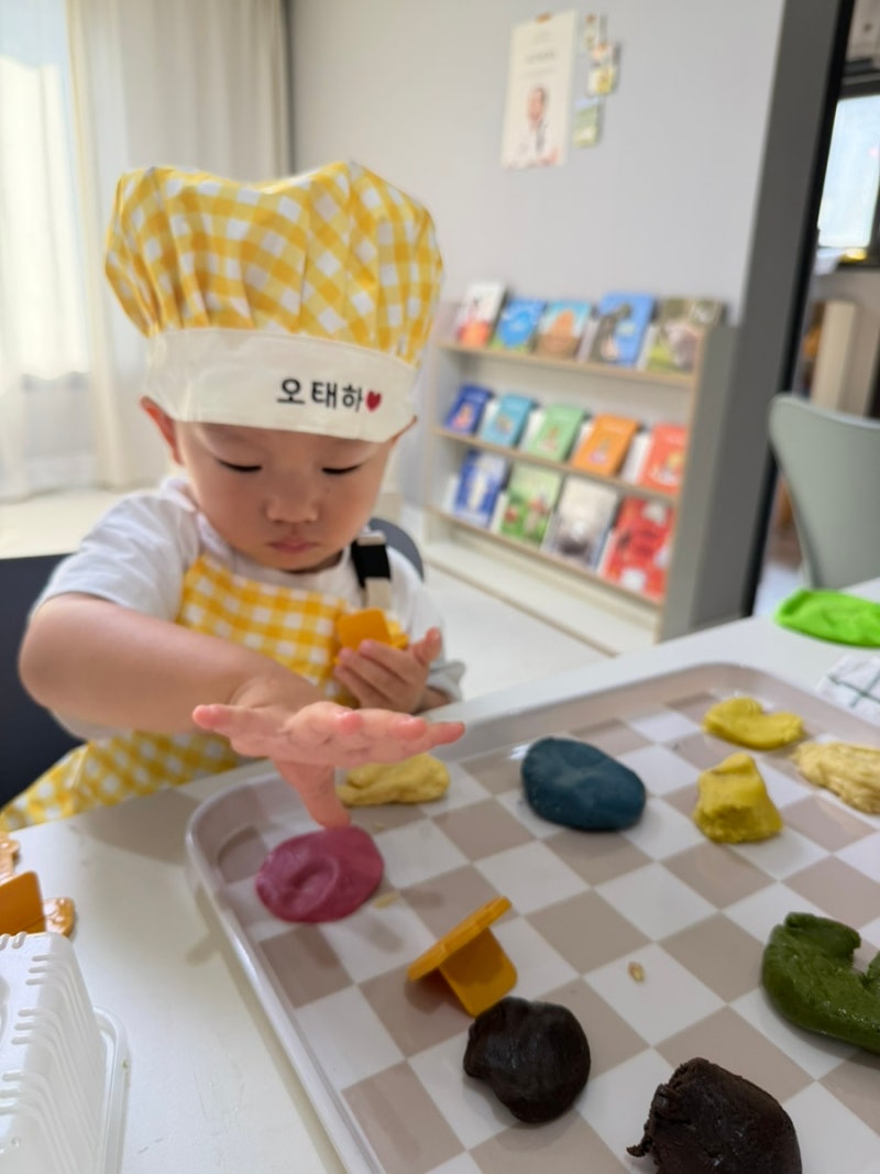23개월 아기 체험 뽀로로 DIY 클레이쿠키 만들기, 홈문센
