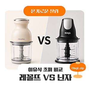 이유식 초퍼 비교 추천 | 레꼴뜨recolte초퍼 vs 닌자초퍼 가격·용량·재질·성능·유무선